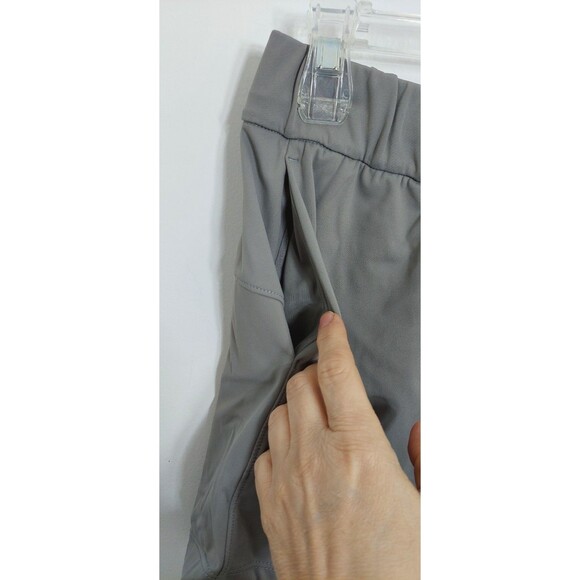 Women's Size Small Shorts Gray Elastic Waist Drawstring Running Athletic Sports - Picture 4 of 11